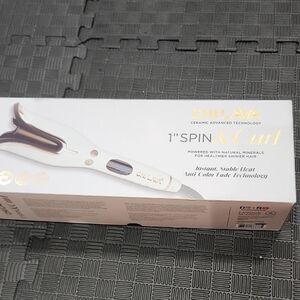 CHILAVA 1" Spin & Curl Hair Tool - White